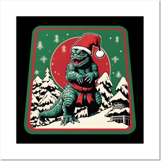 Kaiju  Christmas Posters and Art